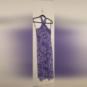 Luau/ pig roast ready! Tropical Print Dress S